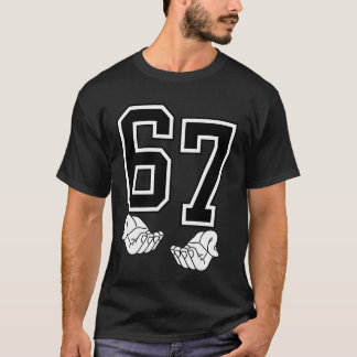 67 Six Seven, Skibidi Toilette Gen Alpha mit Slang T-Shirt