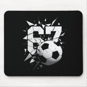 67 Six Seven Soccer Gen Alpha Hirnfäule-Meme  Mousepad