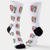 67 Six Seven Socks,  Unique Christmas Gift Idea Socken (Gewinkelt)