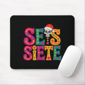 67 Six Seven Spanieacher Bilingual Seis Siete Chri Mousepad (Mit Mouse)