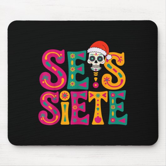 67 Six Seven Spanieacher Bilingual Seis Siete Chri Mousepad (Vorne)