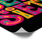 67 Six Seven Spanieacher Bilingual Seis Siete Chri Poster (Ecke)