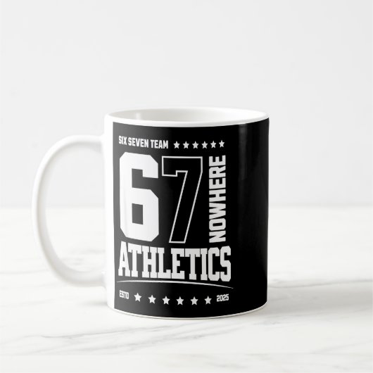 67 Six Seven Srts Athletics  Kaffeetasse (Links)
