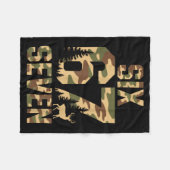 67 Six Seven Tarnmuster Hirsch Bock Meme Lustig Ja Fleecedecke (Vorderseite (Horizontal))