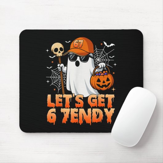 67 Six Sieben 6 7endy Let's Get Sendy Meme Hallowe Mousepad (Mit Mouse)