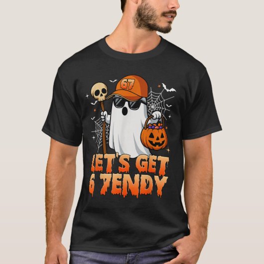 67 Six Sieben 6 7endy Let's Get Sendy Meme Hallowe T-Shirt (Vorderseite)