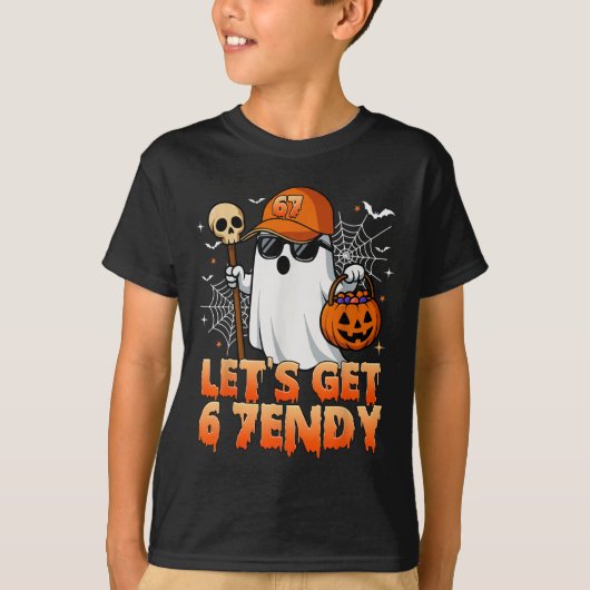 67 Six Sieben 6 7endy Let's Get Sendy Meme Hallowe T-Shirt (Vorderseite)
