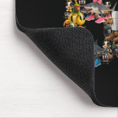 67 Six Sieben Hamburgers Brainrot Viral Meme Hallo Mousepad (Ecke)