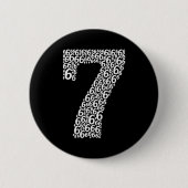 67 Sixty Seven Halloween Costume Design Funny 6 7  Button (Vorderseite)