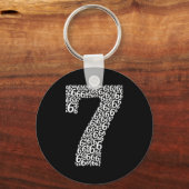 67 Sixty Seven Halloween Costume Design Funny 6 7  Schlüsselanhänger (Vorderseite)