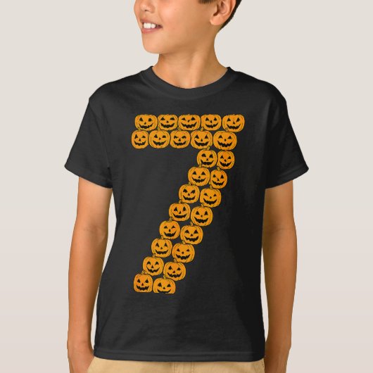 67 Sixty Seven Halloween Costume Pumpkins Funny 6 T-Shirt (Vorderseite)