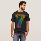 67 Sixty Seven Halloween Costume Rainbow Funny 6 7 T-Shirt (Vorne ganz)