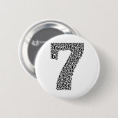 67 Sixty Seven Halloween-Kostüm-Design Lustig 6 7  Button (Vorne & Hinten)