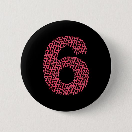 67 Sixty Seven Halloween-Kostüm-Design Lustig 6 7 Button (Vorderseite)