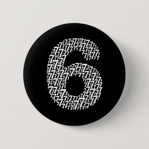 67 Sixty Seven Halloween-Kostüm-Design Lustig 6 7 Button