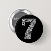 67 Sixty Seven Halloween-Kostüm-Design Lustig 6 7 Button (Vorne & Hinten)