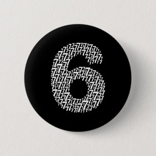 67 Sixty Seven Halloween-Kostüm-Design Lustig 6 7 Button