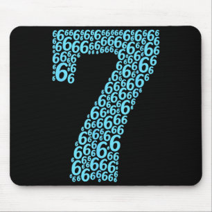 67 Sixty Seven Halloween-Kostüm-Design Lustig 6 7  Mousepad