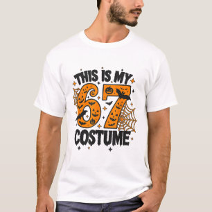 67 Sixty Seven Halloween-Kostüm-Design Lustig 6 7 T-Shirt