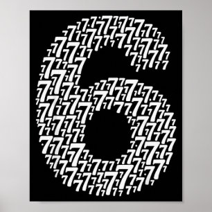 67 Sixty Seven Halloween-Kostümdesign Lustig 6 7  Poster