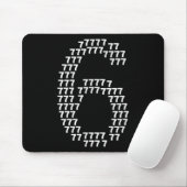 67 Sixty Seven Lustiger 6 7 Meme Halloween Kostüm Mousepad (Mit Mouse)