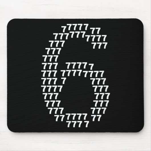 67 Sixty Seven Lustiger 6 7 Meme Halloween Kostüm Mousepad (Vorne)