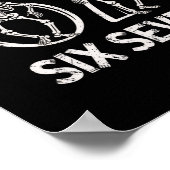 67 Skeleton Funny Six Seven Gen Alpha Halloween 6- Poster (Ecke)
