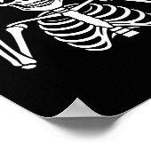 67 Skeleton Funny Six Seven Gen Alpha Halloween Me Poster (Ecke)