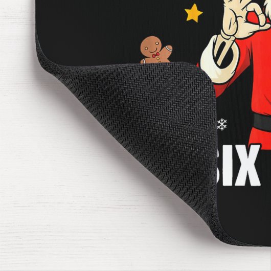 67 Skeleton Funny Six Seven Gen Z Alpha Christmas  Mousepad (Ecke)