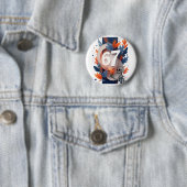 67 Skeletthand Halloween Button (Beispiel)