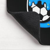 67 Soccer Ice Cream Drip Brain Rot Meme  Mousepad (Ecke)