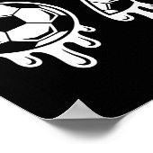 67 Soccer Ice Cream Drip Gen Alpha Six Seven Meme  Poster (Ecke)