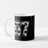 67 Soccer Six Seven 6 7 Meme 67 _1  Kaffeetasse (Links)