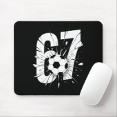 67 Soccer Six Seven 6 7 Meme 67 _2  Mousepad (Mit Mouse)