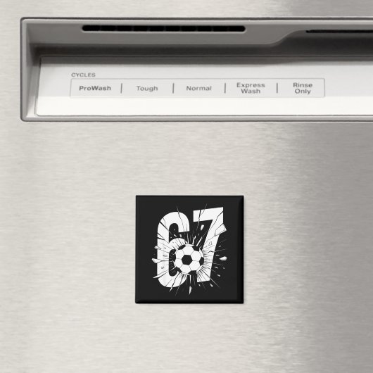 67 Soccer Six Seven 6 7 Meme 67 Magnet (In Situ (Geschirrspüler))