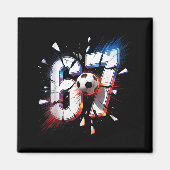 67 Soccer Six Seven 6 7 Meme 67  Magnet (Vorne)