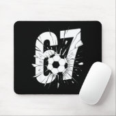 67 Soccer Six Seven 6 7 Meme 67  Mousepad (Mit Mouse)