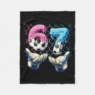 67 Soccer Six Seven Meme Kinder Fußball Lustiges E Fleecedecke