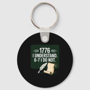 67 Sozialkundelehrer 1776 Ich verstehe 6 7 Ich  Schlüsselanhänger