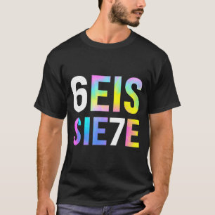 67 Spanisches Meme Seis Siete Sechs Sieben Lustige T-Shirt