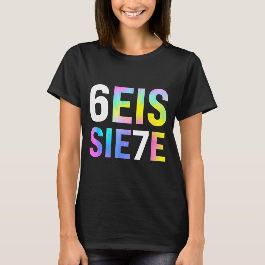 67 Spanish Meme Seis Siete Six Seven Funny Spaniea T-Shirt (Vorderseite)