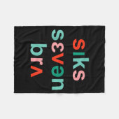 67 Speech Therapy Meme Funny Six Seven Bruh Slp Ch Fleecedecke (Vorderseite (Horizontal))