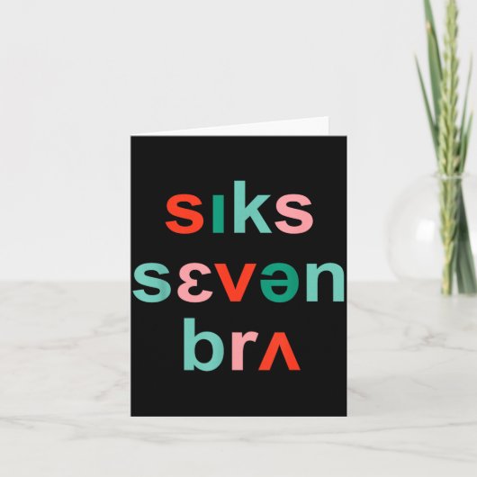 67 Speech Therapy Meme Funny Six Seven Bruh Slp Ch Karte (Vorderseite)