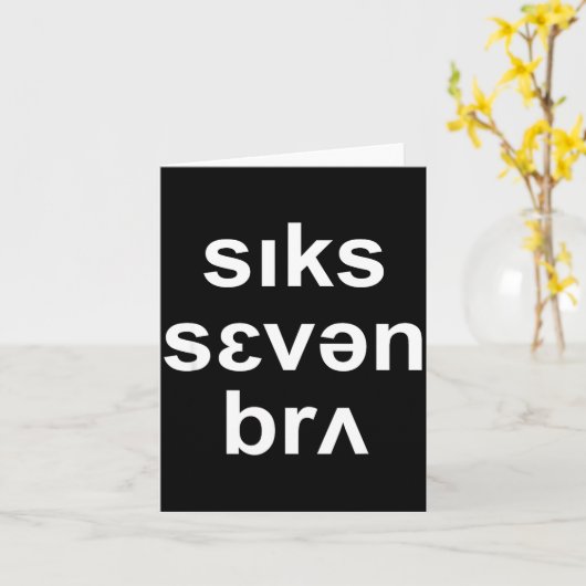 67 Speech Therapy Meme Ipa Funny Six Seven Bruh Sl Karte (Gelbe Blume)