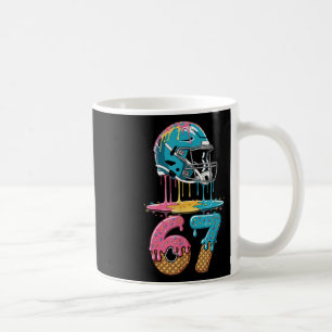 67 Spieler 67. Geburtstag Eiscreme American Footba Kaffeetasse