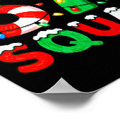 67 Squad Christmas Candy Cane Six Seven Meme Xmas  Poster (Ecke)