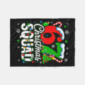 67 Squad Teacher Christmas Funny Holiday Clroom Cr Fleecedecke (Vorderseite (Horizontal))