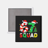 67 Squad Weihnachts-Candy Cane Six Seven Meme Xmas Magnet (Vorderseite/Rückseite)