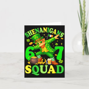 67 St. Patricks Kobold-Meme sechs sieben Karte