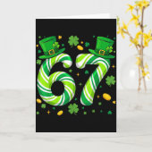 67 St Patricks Lustiger Sechs Sieben Meme Leprecha Karte (Gelbe Blume)